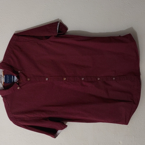 Denim & Flower Men's Size Medium Short Sleeve Button Down - Picture 1 of 6